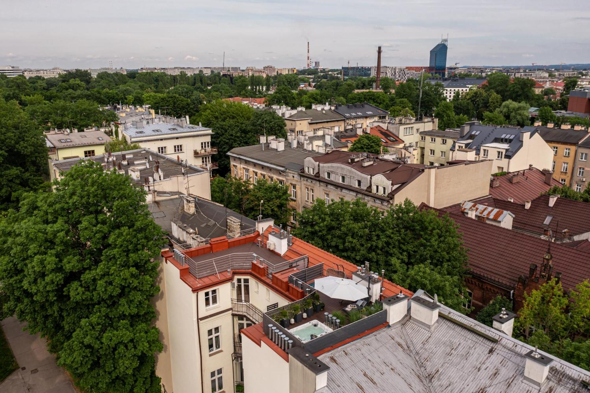 Rooftop Wawel View With Jacuzzi L Luxury Apartament Kraków
