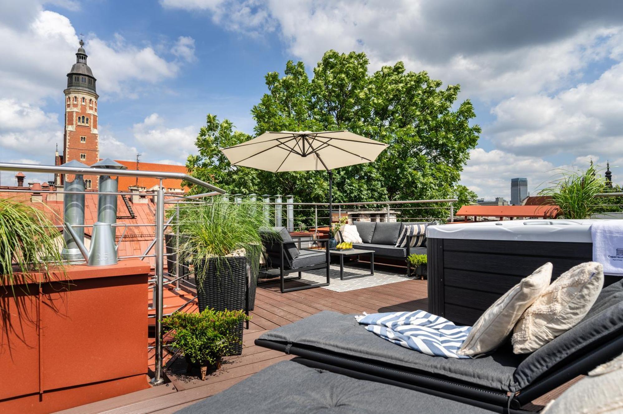 Apartament Rooftop Wawel View With Jacuzzi L Luxury